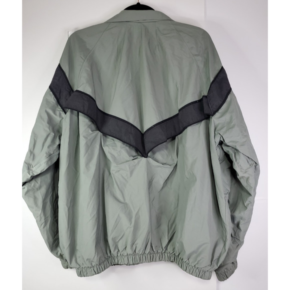 US Army Mens Jacket Green Large Regular PFU Jwod Skilcraft Windbreaker - Picture 2 of 6